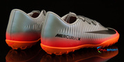 Szaro-pomarańczowe buty piłkarskie na orlik Nike Mercurial Victory CR7 TF 852530-001