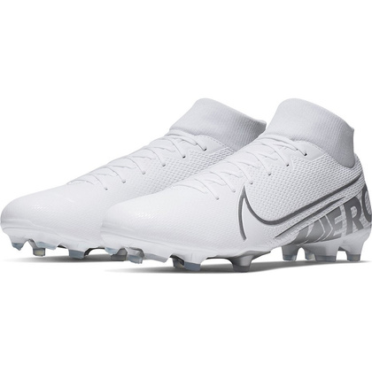 Białe buty piłkarskie korki Nike Mercurial Superfly 7 Academy FG/MG AT7946-100