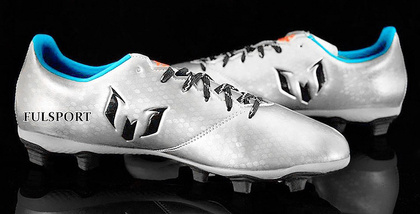 Srebne buty piłkarskie Adidas Messi 16.4 FG S79645