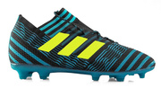 Niebieskie buty piłkarskie Adidas Nemeziz 17.1 FG J S82418 Profes