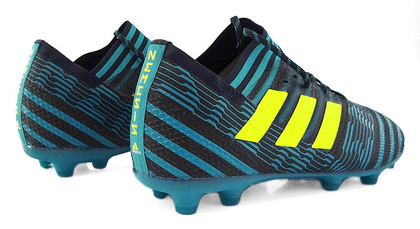 Niebieskie buty piłkarskie Adidas Nemeziz 17.1 FG J S82418 Profes