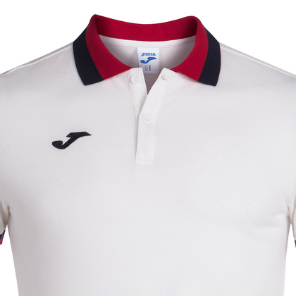 Biała koszulka polo Joma Confort II 102229.203