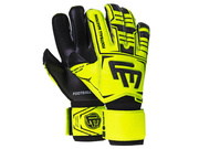 RĘKAWICE BRAMKARSKIE FOOTBALL MASTERS TRAINING FLUO BLACK AQUA MIXCUT FR JUNIOR