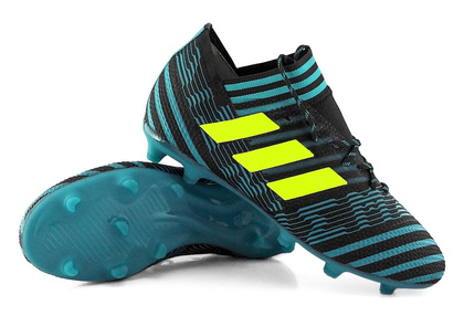 Niebieskie buty piłkarskie Adidas Nemeziz 17.1 FG J S82418 Profes