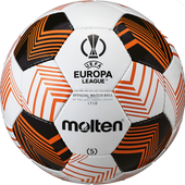 Biało-pomarańczowa piłka nożna Molten 1710 UEFA Europa League 2023/24 F5U1710-34