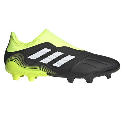 Czarno-zielone buty piłkarskie korki Adidas Copa Sense.3 LL FG FW7270