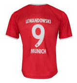 Komplet piłkarski Reda Bayern Lewandowski junior biało-czerwony