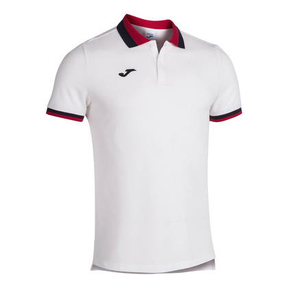 Biała koszulka polo Joma Confort II 102229.203