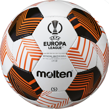 Biało-pomarańczowa piłka nożna Molten 1710 UEFA Europa League 2023/24 F5U1710-34