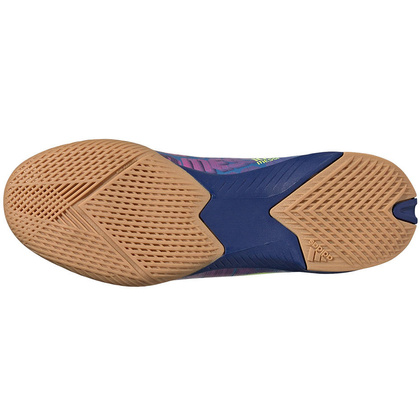 Kolorowe buty halowe Adidas X Speedflow Messi.3 Vicblu FY6901 - Junior