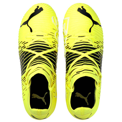 Żółto-czarne buty piłkarskie Puma Future Z 3.1 FG/AG 106395 01 - Junior