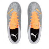 Srebrne buty halówki Puma Ultra 4.4 106746 01 - Junior