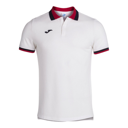 Biała koszulka polo Joma Confort II 102229.203