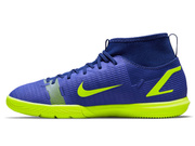 Granatowo-zielone buty halówki Nike Mercurial Superfly 8 Academy CV0784 474 - Junior