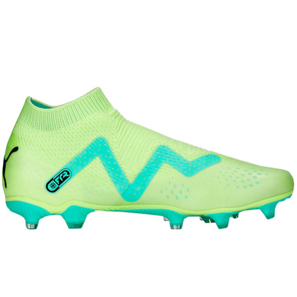 Seledynowo-turkusowe buty korki Puma Future Match 107176 03