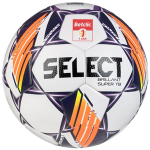 Biało-fioletowa piłka nożna Select Brillant Super TB 24 Betclic 1 Liga 100030