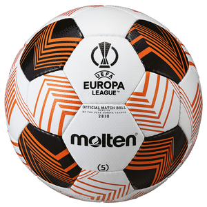 Biało-pomarańczowa piłka nożna Molten 2810 UEFA Europa League 2023/24 F5C2810-34