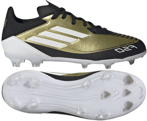 Czarno-złote buty piłkarskie Adidas F50 League Messi IF6919 - Junior