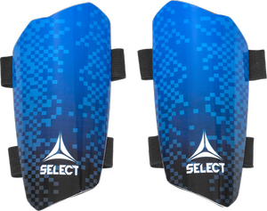 Niebieskie ochraniacze nagolenniki piłkarskie Select Shin Guards Standard