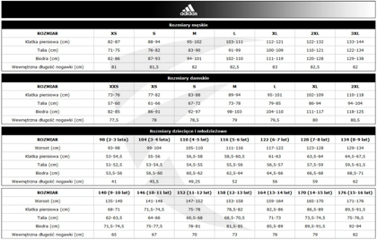 Biała koszulka Adidas Tabela 18 CE8938