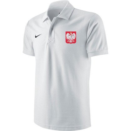 Biała koszulka NIke Polo Core Polska 454800-100