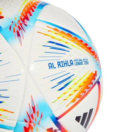 Biała piłka nożna Adidas Al Rihla League 350g Fifa World Cup 2022 H57795 - Junior