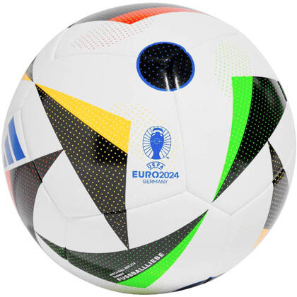 Biała piłka nożna Adidas Fussballliebe Training Euro 2024 IN9366