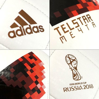 Biała piłka nożna Adidas Telstar Mechta Top Glider CW4684 r5