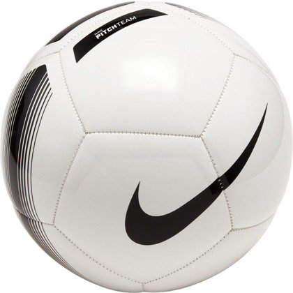 Biała piłka nożna Nike Pitch Team SC3992-100 rozmiar 4