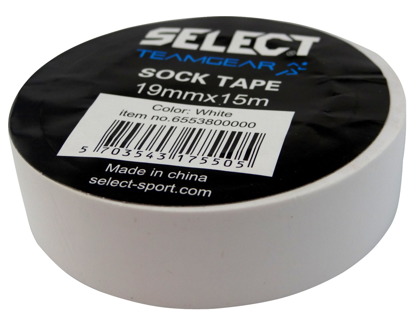 Biała taśma do skarpet Select Tape 1,9 cm x 15 m
