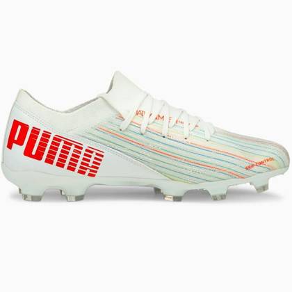 Białe buty piłkarskie Puma Ultra 3.2 FG/AG 106300 03