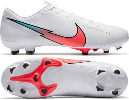 Białe buty piłkarskie korki Nike Mercurial Vapor 13 Academy FG/MG AT5269-163