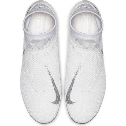 Białe buty piłkarskie korki Nike Phantom Vision Elite DF FG AO3262-100