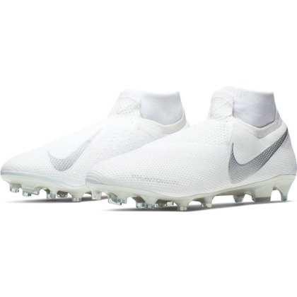 Białe buty piłkarskie korki Nike Phantom Vision Elite DF FG AO3262-100