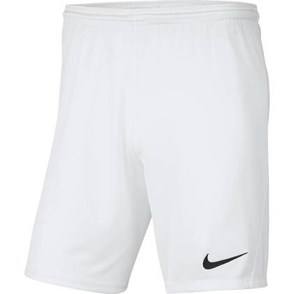 Białe spodenki Nike Park III BV6865 100 - Junior