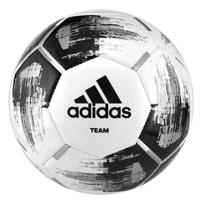 Biało-czarna piłka nożna Adidas Team Training CZ2230 rozmiar 5 + pompka Select