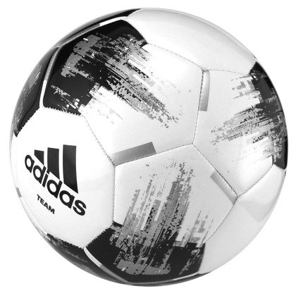 Biało-czarna piłka nożna Adidas Team Training CZ2230 rozmiar 5 + pompka Select