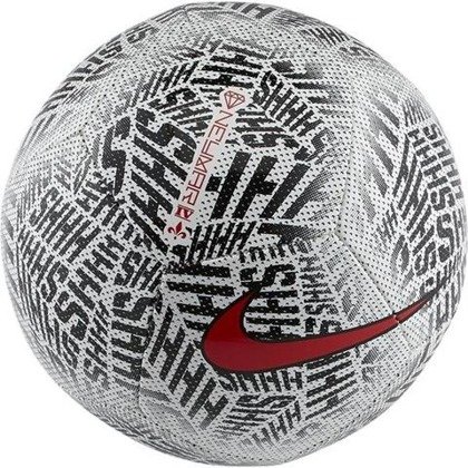 Biało-czarna piłka nożna Nike Neymar Strike SC3891-100 rozmiar 4