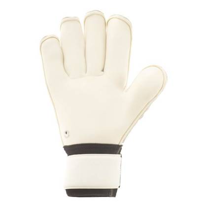 Biało-czarne rękawice bramkarskie Uhlsport Eliminator Absolutgrip RF 100056601