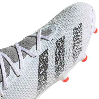 Biało-czerwone buty piłkarskie korki Adidas Predator Freak.3 FY6276