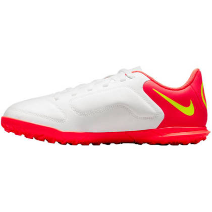 Biało-czerwone buty piłkarskie turfy Nike Tiempo Legend 9 Club DA1334 176 - Junior