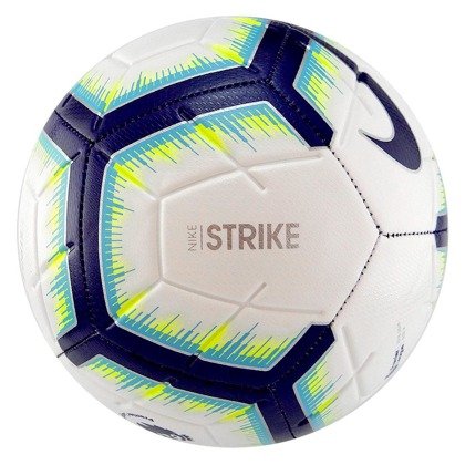 Biało-granatowa piłka nożna Nike Strike Premier League SC3311-101 r4