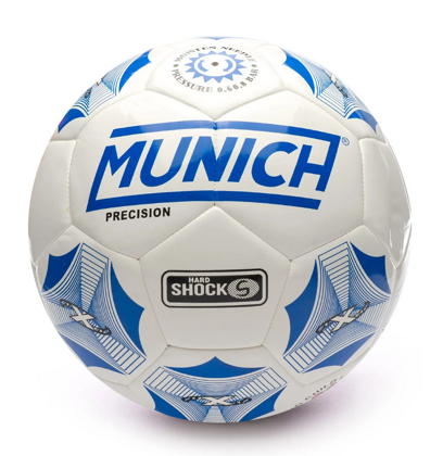 Biało-niebieska piłka nożna Munich Precision New Football 5000084