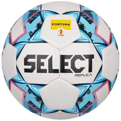 Biało-niebieska piłka nożna Select Replica 21 Fortuna 1 Liga - rozmiar 4