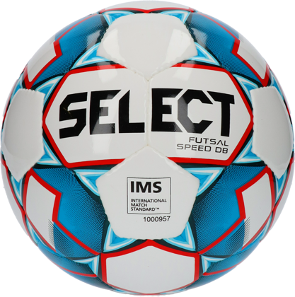 Biało-niebieska piłka nożna halowa Select Futsal Speed DB