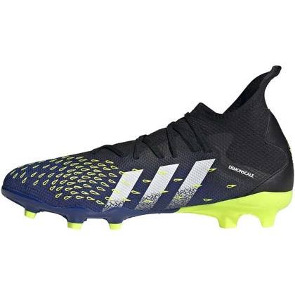 Czarno-granatowe buty piłkarskie korki Adidas Predator Freak.3 FG FY0610