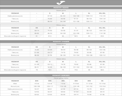 Granatowy strój sportowy na WF Joma Combi Nobel 100052.331 + 100053.331- rM