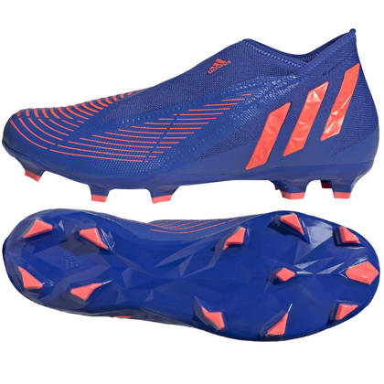 Niebiesko-pomarańczowe buty piłkarskie korki Adidas Predator Edge.3 LL GW2278