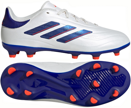 Perłowo-granatowe buty piłkarskie Adidas Copa Pure 2 League FG IG6411 - Junior