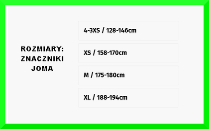 Pomarańczowy znacznik sportowy Joma Training Bibs 101686.050